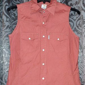 Carhartt Sleeveless Button Down Shirt